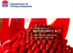 New NSW biosecurity framework