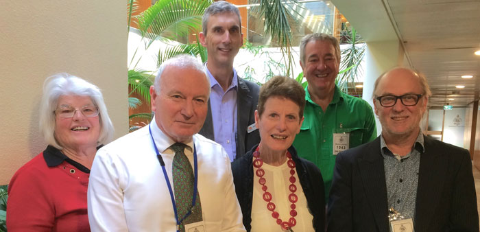 The delegation included, left to right, Clare McMahon, Wollongong City Council lord mayor Gordon Bradbery, our CEO Andrew Cox, Barbara Mathie, Ted Rowley and Richard Scarborough.