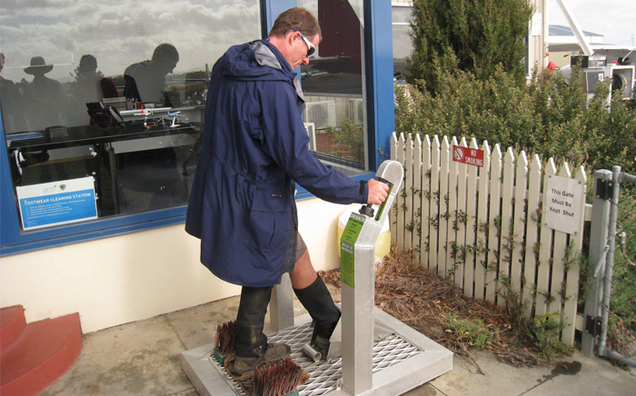 Washdown stations make it easy to clean your boots after a big hike.