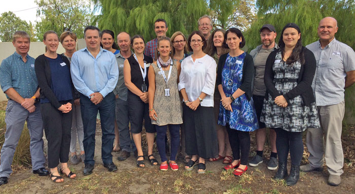 Australian and international scientists who attended a week-long impacts assessment workshop in March 2018 as part of the Invasive Insects Risks and Pathways Project.