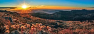 Sunset from Mt Kosciuszko credit: Mike Edmondson