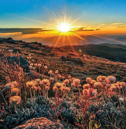 Sunset from Mt Kosciuszko Mike Edmondson
