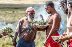 Narjong smoking ceremony in Kosciuszko National Park